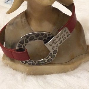 Chico’s genuine leather belt